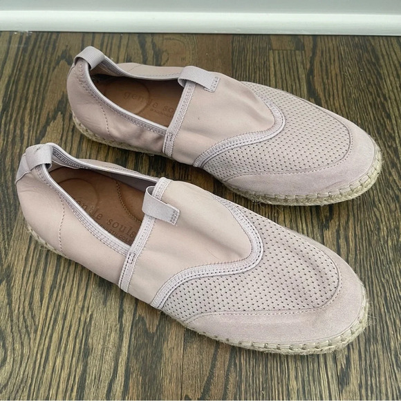 Gentle Souls by Kenneth Cole Lizzy lilac sporty slip on espadrille flats 10 - Picture 2 of 8